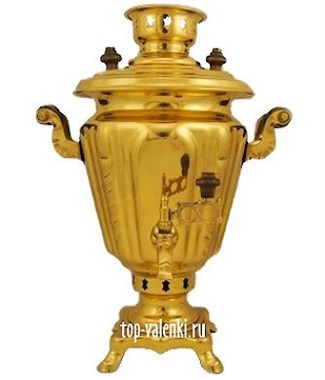 Самовар электрический без росписи, 3 л, форма рюмка