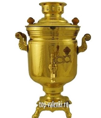 Самовар электрический без росписи, 3 л, форма банка