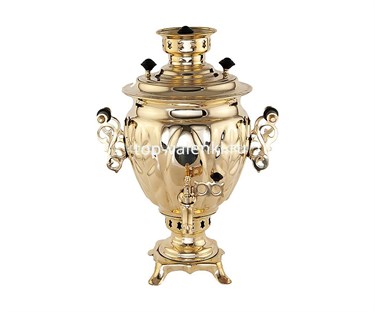 Самовар жаровый (на дровах), 2,5 л, форма желудь