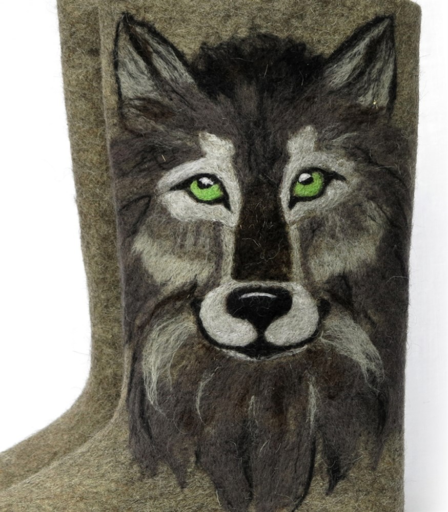 Вязаные носки-волки №787858 - купить в Украине на Crafta.ua