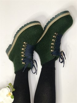 Женские ботинки валяные "Бергшаф" Grass - фото 18793