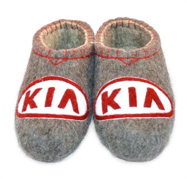 Мужские валяные тапочки "Киа" ручная валка Мужские валяные тапочки "Киа" ручная валка