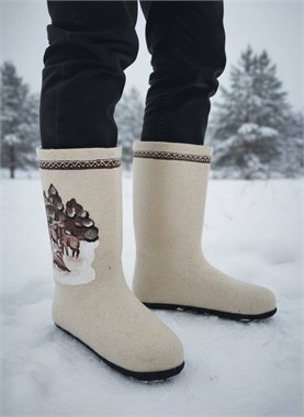 Валенки с росписью 