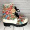 Женские ботинки валяные "Бергшаф", Pavloposad shawl - фото 17050